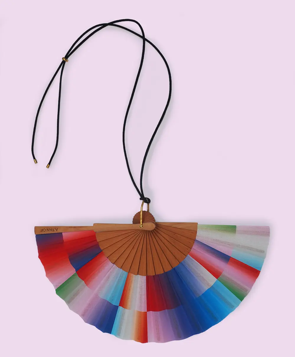 black strap mini fan a fan of abanico