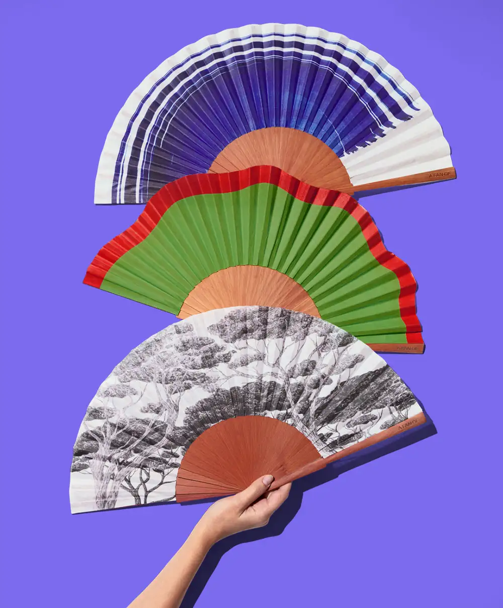 A FAN OF Abanico Éventail fan max size collection copia