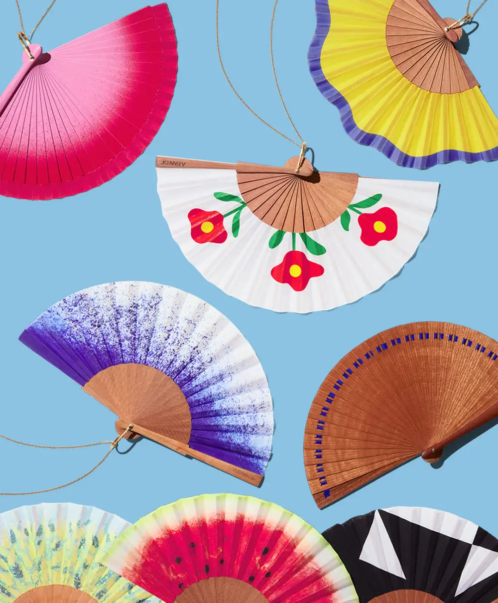 A FAN OF Abanico Éventail fan mini size collection copia