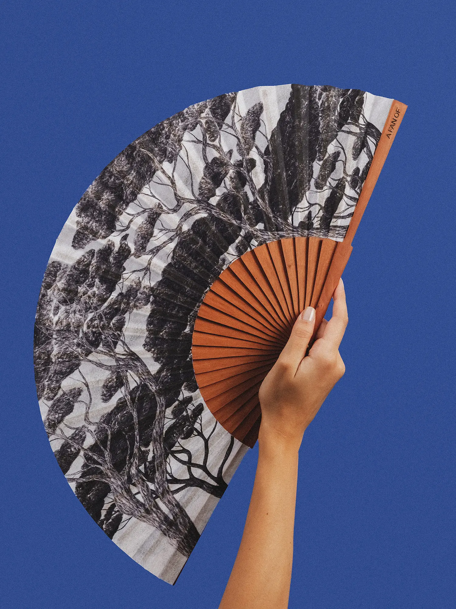 Éventail Charcoal Forest