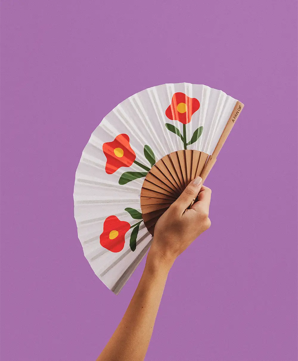 Abanico Wild Poppies