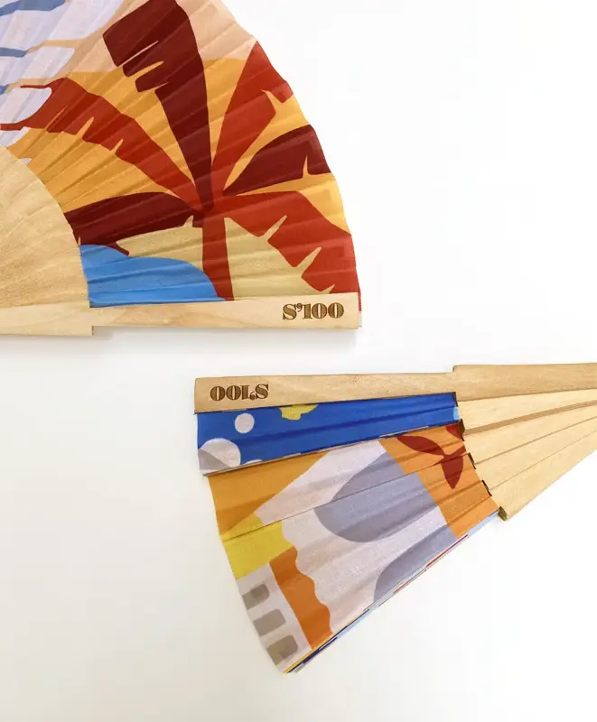 Diseños a medida para el centenario de S'agaró utililizando las ilustraciones de principios de siglo para promocionar el lugar