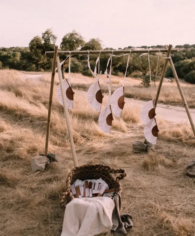 Diseño de colección adaptado a los colores de la boda