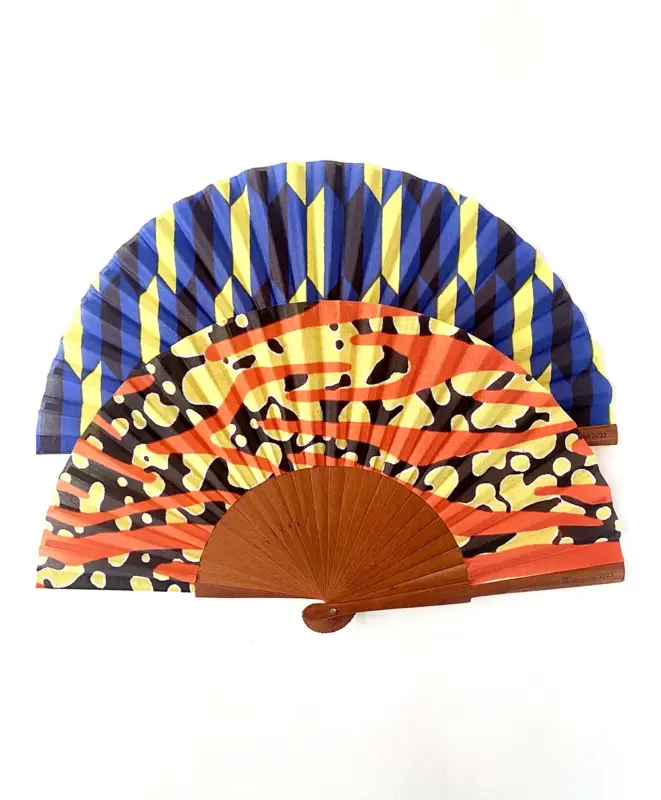 Abanicos para una boda de origen africano