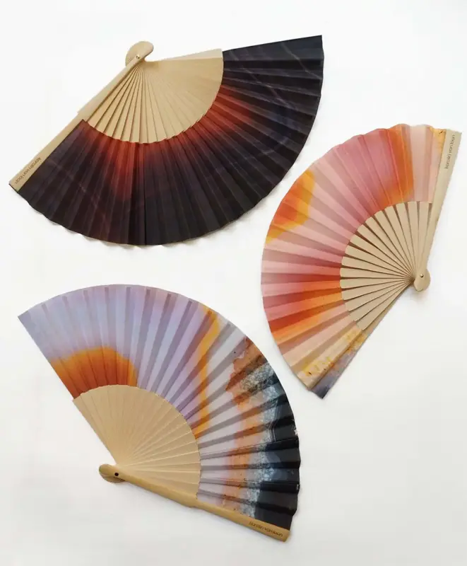 Colección de abanicos para la marca de joyas Karolin van loon