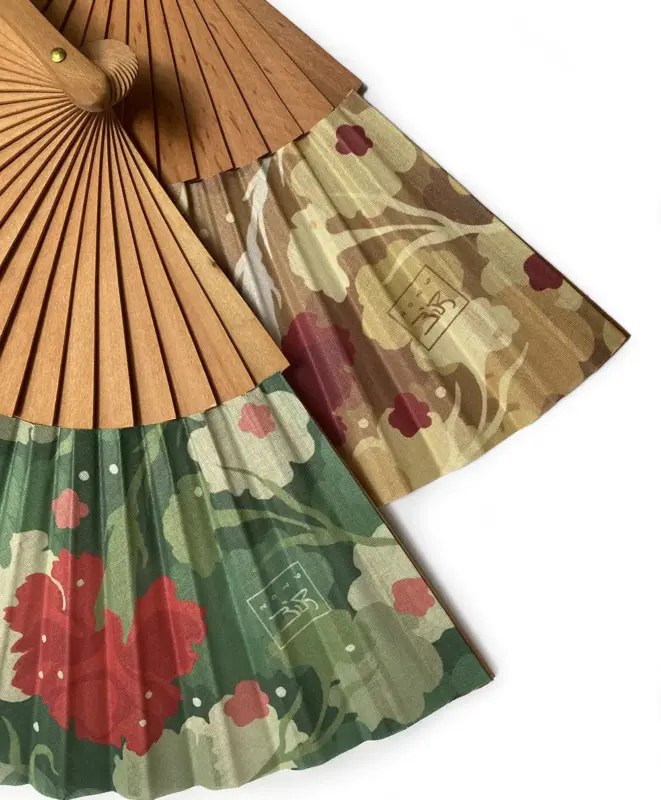 Abanicos con diseño a medida en dos colores